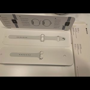 Brand New Apple Sport Band Set. White